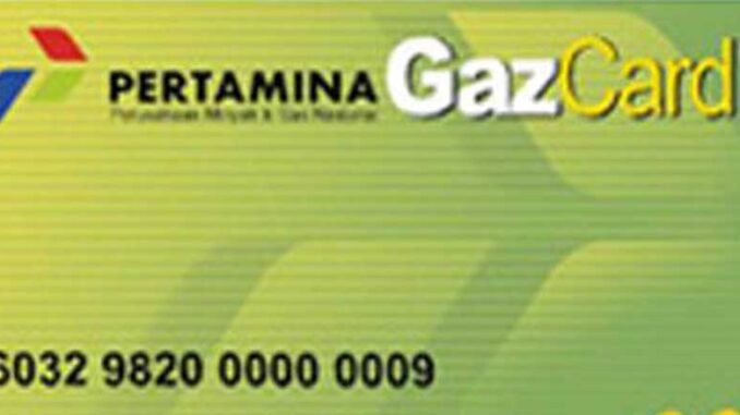 Pertamina Gaz Card