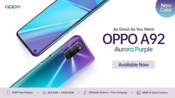 OPPO-A92-Aurora-Purple OPPO A92 Aurora Purple