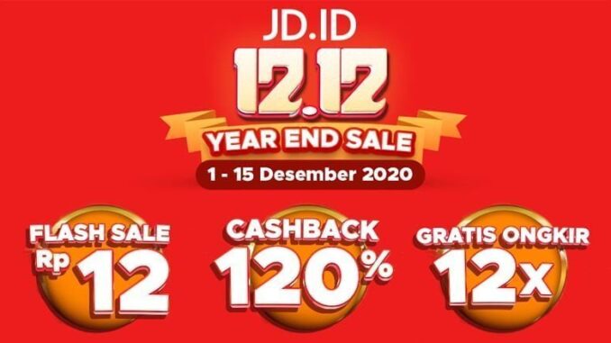 JD.id 12.12 Year End Sale