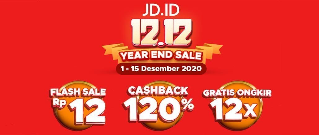 JD.id 12.12 Year End Sale