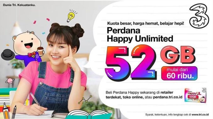 Perdana Happy Unlimited 52GB