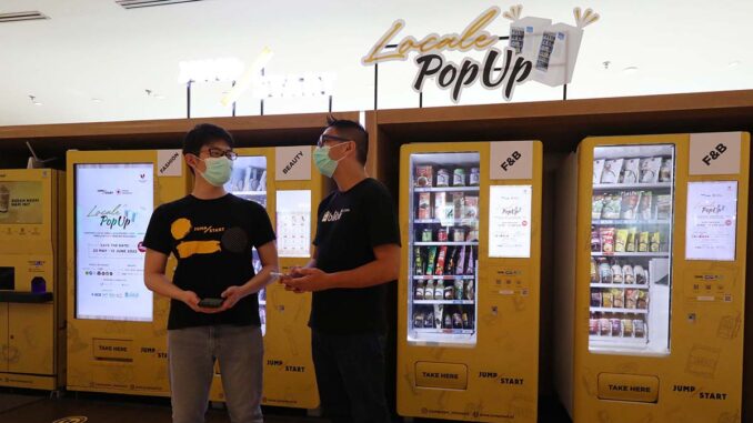 Locale Pop Up Smart Vending Machine Locale Pop Up Smart Vending Machine