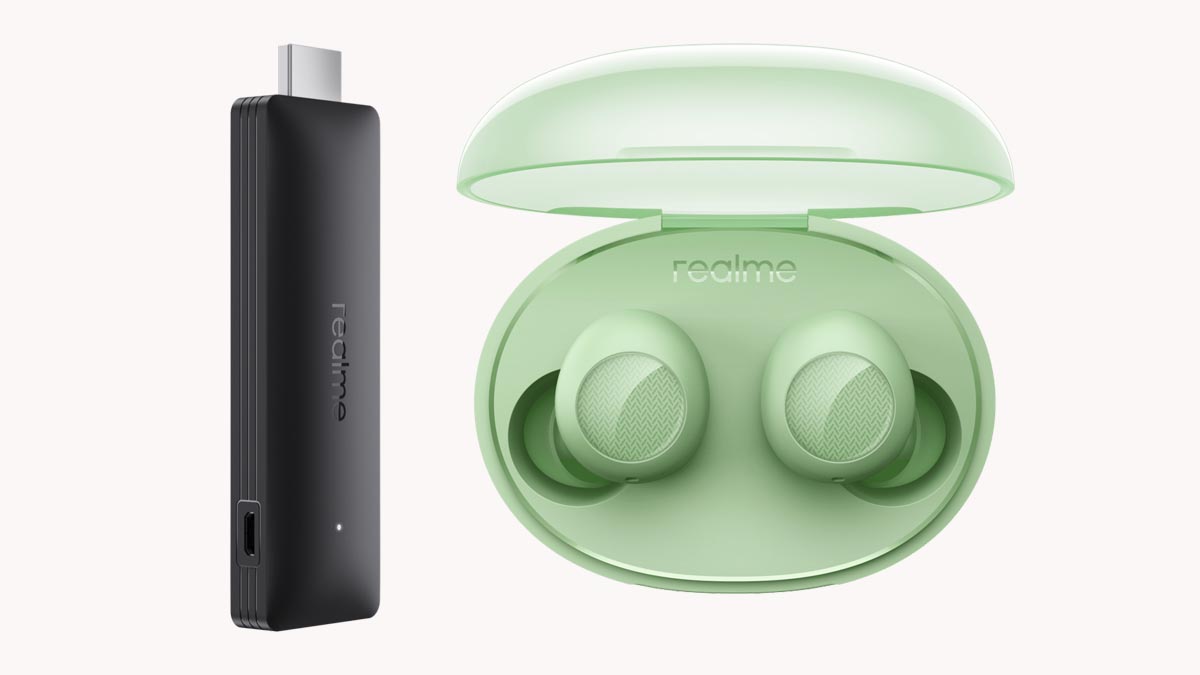 realme Buds Q2s dan realme Smart TV Stick