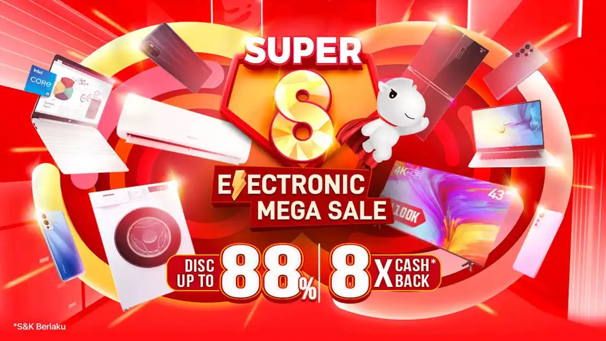 JD.ID Super8 Electronic Mega Sale