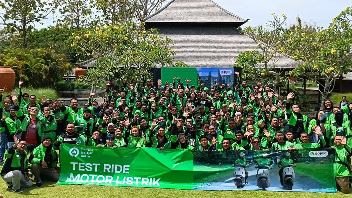GoRide Electric Bengkel Belajar Mitra Gojek