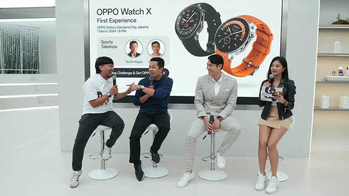 OPPO Watch X Taufik Hidayat