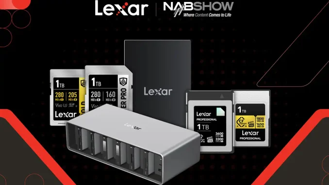 Lexar Pro Workflow di NAB Show 2024