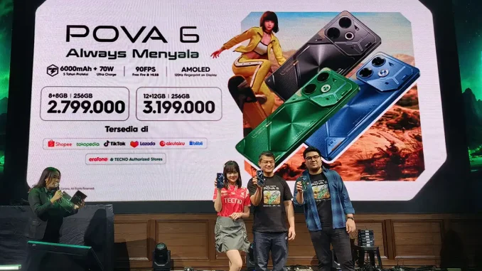 Harga TECNO POVA 6 di Indonesia