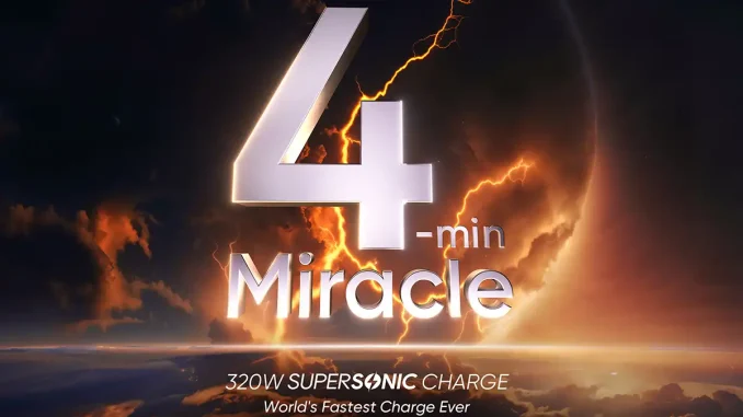 320W SUPERSONIC Charge realme