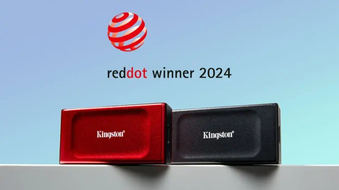 Kingston XS1000 Warna Merah dan Hitam