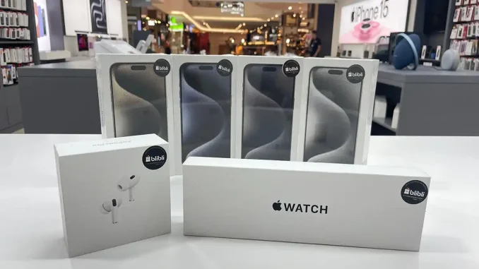 Produk Apple berstiker Blibli