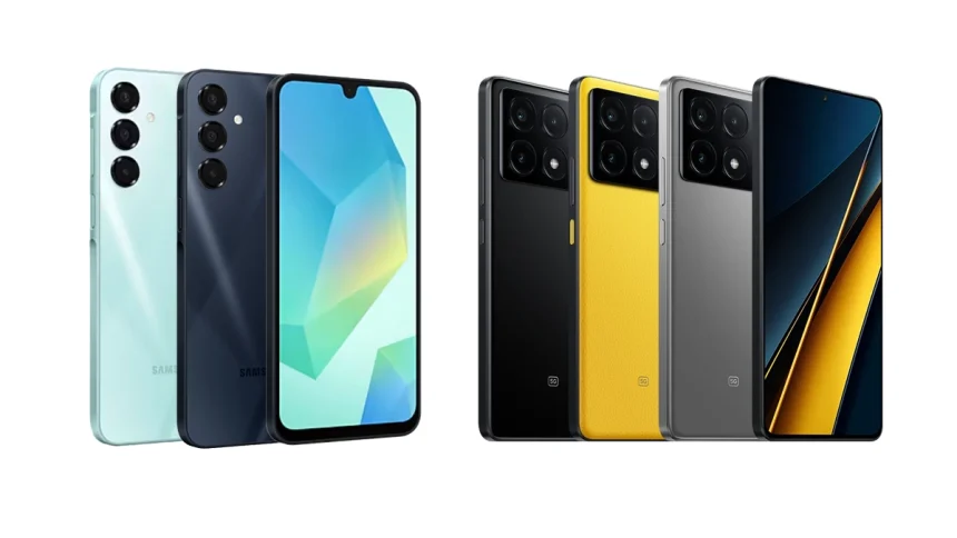 Perbandingan Spek dan Harga Galaxy A16 5G POCO X6 Pro 5G