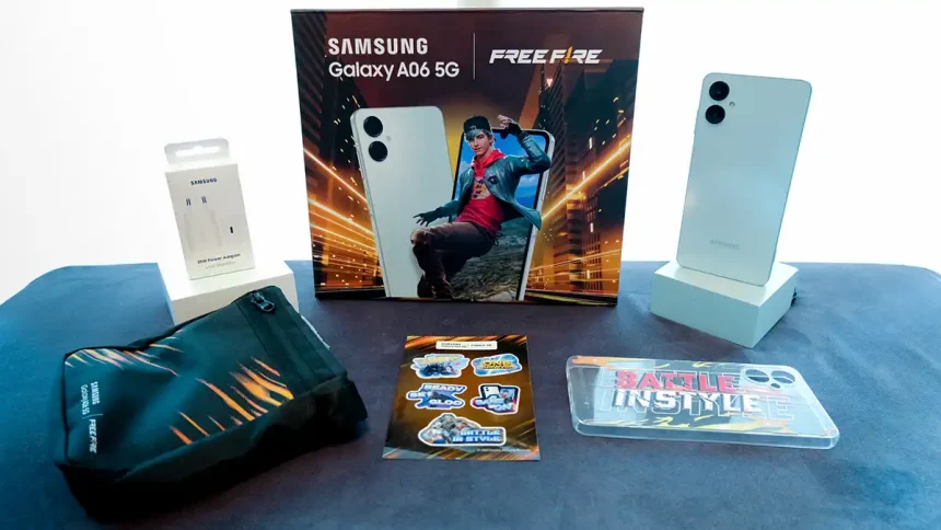 Galaxy A06 5G Free Fire Gaming Package