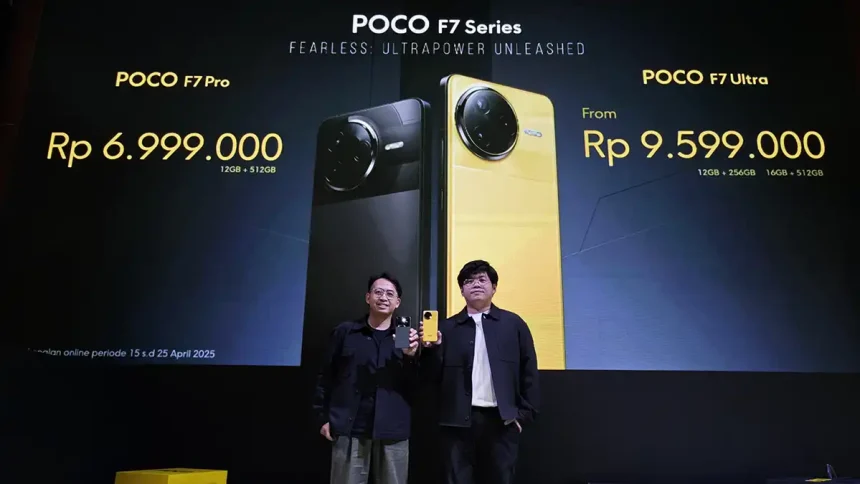 Harga POCO F7 Ultra dan POCO F7 Pro di Indonesia