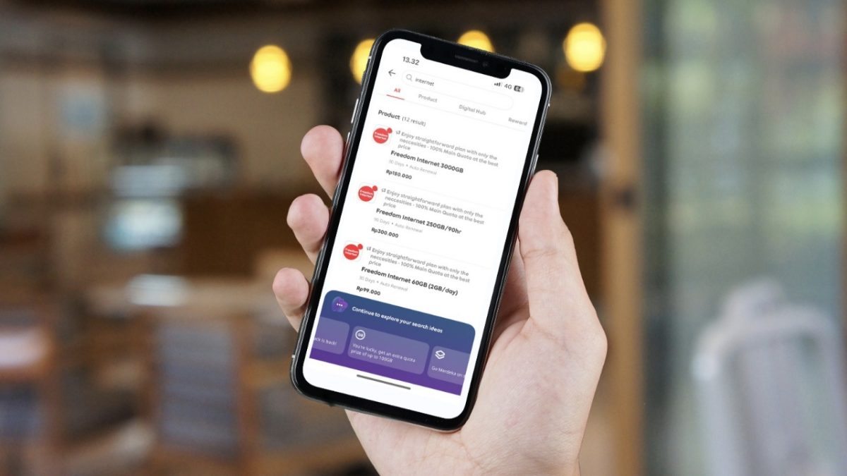 Fitur Pencarian Berbasis AI di myIM3