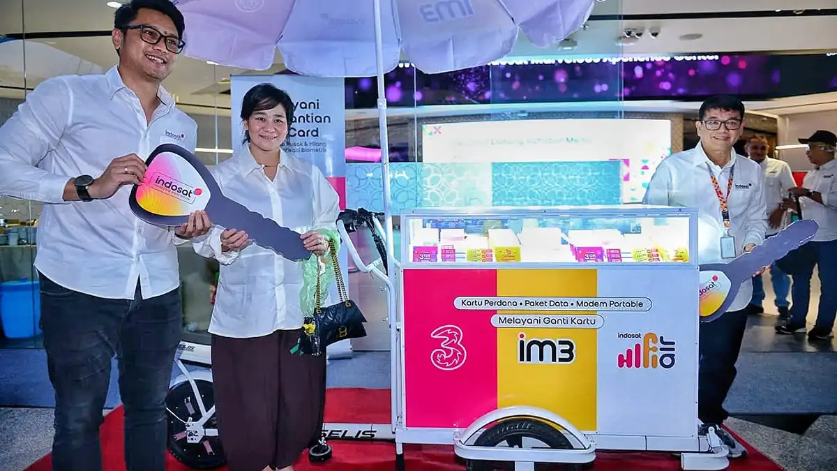 Sepeda Listrik Oling Indosat